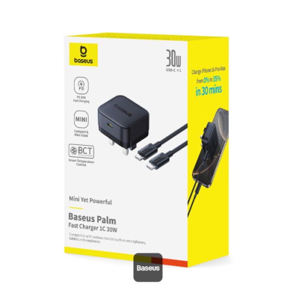 Baseeuus Palm Fast Charger 1C 30W  UK